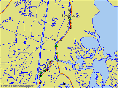 Dulac, Louisiana environmental map by EPA