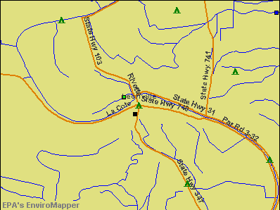 Leonville, Louisiana environmental map by EPA