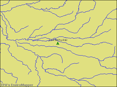 Lukachukai, Arizona environmental map by EPA