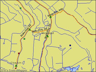 Montegut, Louisiana environmental map by EPA