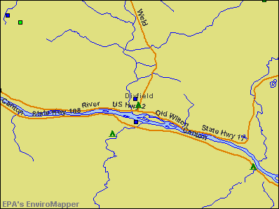Dixfield, Maine environmental map by EPA