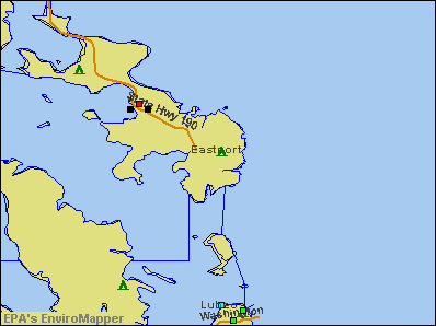 Eastport, Maine environmental map by EPA