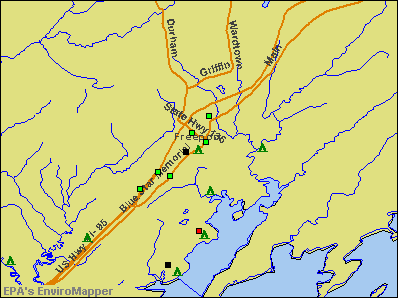 Freeport, Maine environmental map by EPA