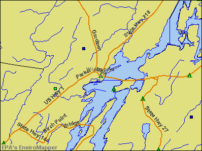 Wiscasset, Maine environmental map by EPA