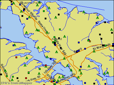 Arnold, Maryland environmental map by EPA