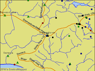 Darnestown, Maryland environmental map by EPA