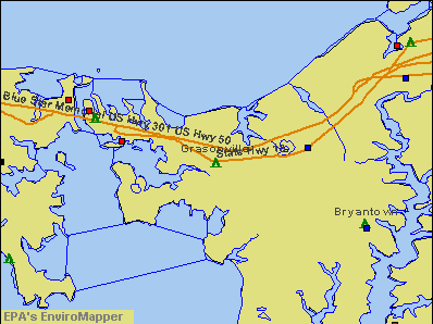 Grasonville, Maryland environmental map by EPA