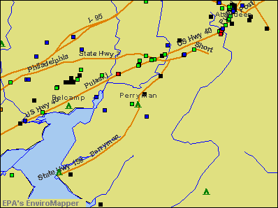 Perryman, Maryland environmental map by EPA
