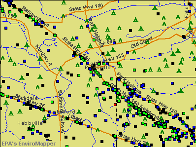 Pikesville, Maryland environmental map by EPA