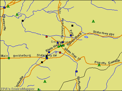 Smithsburg, Maryland environmental map by EPA