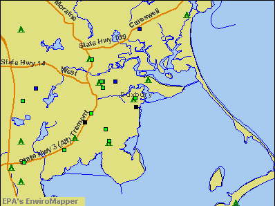 Duxbury, Massachusetts environmental map by EPA