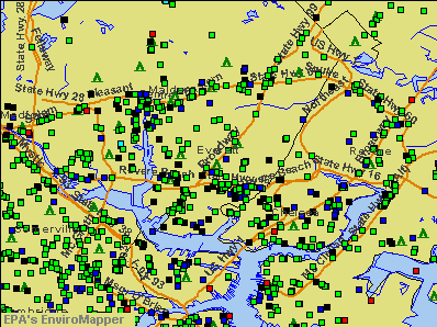 Everett, Massachusetts environmental map by EPA