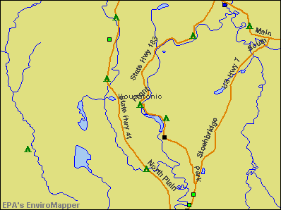 Housatonic, Massachusetts environmental map by EPA