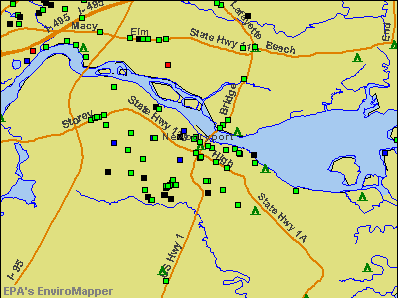 Newburyport, Massachusetts environmental map by EPA