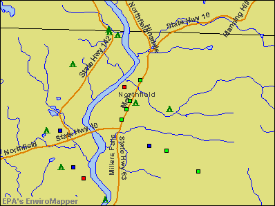 Northfield, Massachusetts environmental map by EPA
