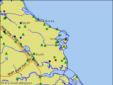 Scituate, Massachusetts environmental map by EPA