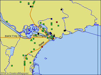 Alpena, Michigan environmental map by EPA