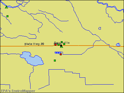 Fennville, Michigan environmental map by EPA