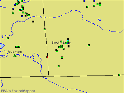 South Lyon, Michigan environmental map by EPA
