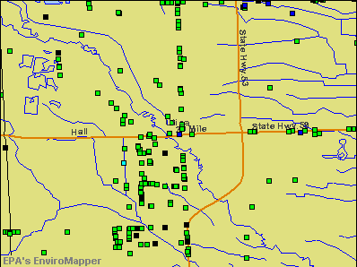 Utica, Michigan environmental map by EPA