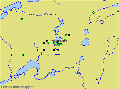 Vicksburg, Michigan environmental map by EPA
