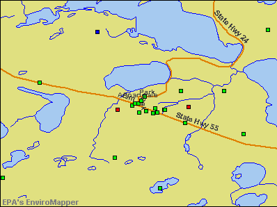 Annandale, Minnesota environmental map by EPA