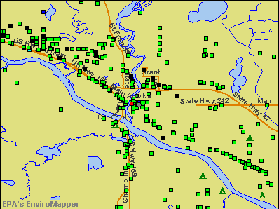 Anoka, Minnesota environmental map by EPA