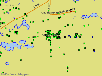 Apple Valley, Minnesota environmental map by EPA