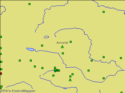 Arnold, Minnesota environmental map by EPA