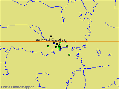 Dawson, Minnesota environmental map by EPA