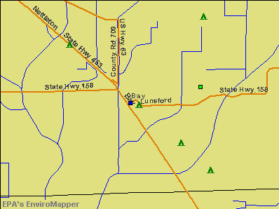 Bay, Arkansas environmental map by EPA
