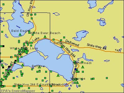 Dellwood, Minnesota environmental map by EPA