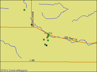 Eyota, Minnesota environmental map by EPA