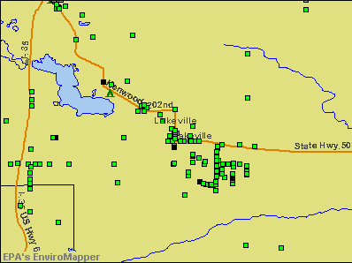 Lakeville, Minnesota environmental map by EPA