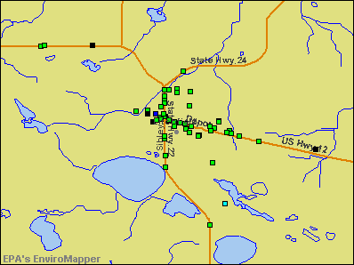 Litchfield, Minnesota environmental map by EPA