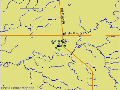 Mahnomen, Minnesota environmental map by EPA