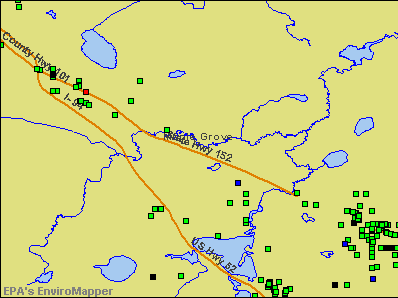 Maple Grove, Minnesota environmental map by EPA