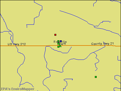 Renville, Minnesota environmental map by EPA