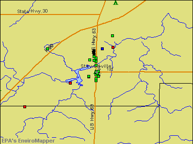 Stewartville, Minnesota environmental map by EPA
