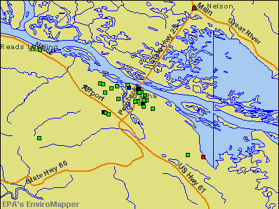 Wabasha, Minnesota environmental map by EPA