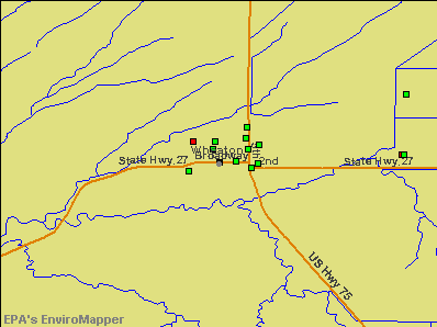 Wheaton, Minnesota environmental map by EPA
