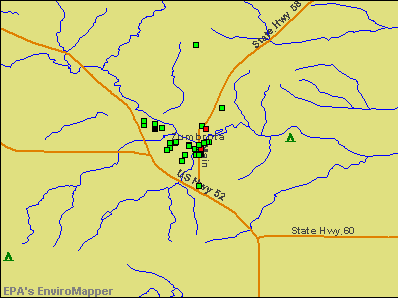 Zumbrota, Minnesota environmental map by EPA