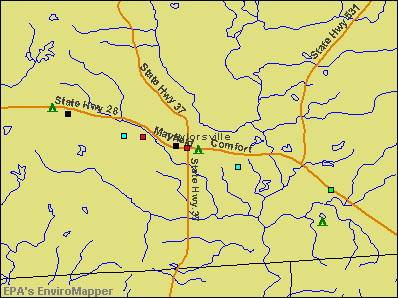 Taylorsville, Mississippi environmental map by EPA