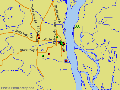 Canton, Missouri environmental map by EPA