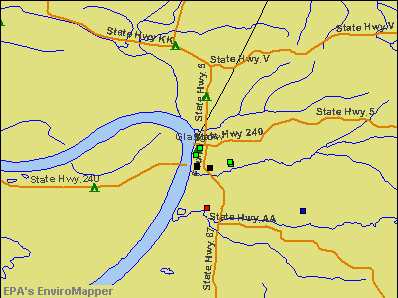 Glasgow, Missouri environmental map by EPA