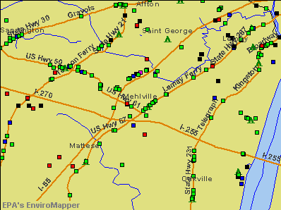 Mehlville, Missouri environmental map by EPA