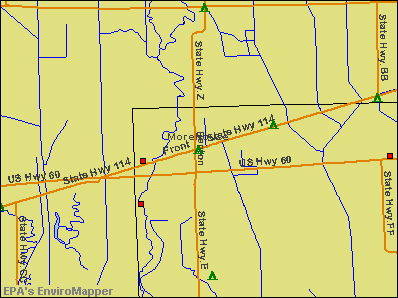 Morehouse, Missouri environmental map by EPA