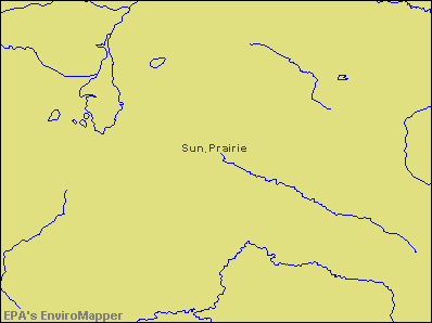 Sun Prairie, Montana environmental map by EPA