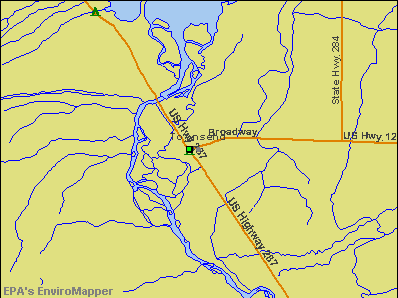 Townsend, Montana environmental map by EPA
