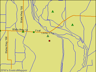 Lake City, Arkansas environmental map by EPA
